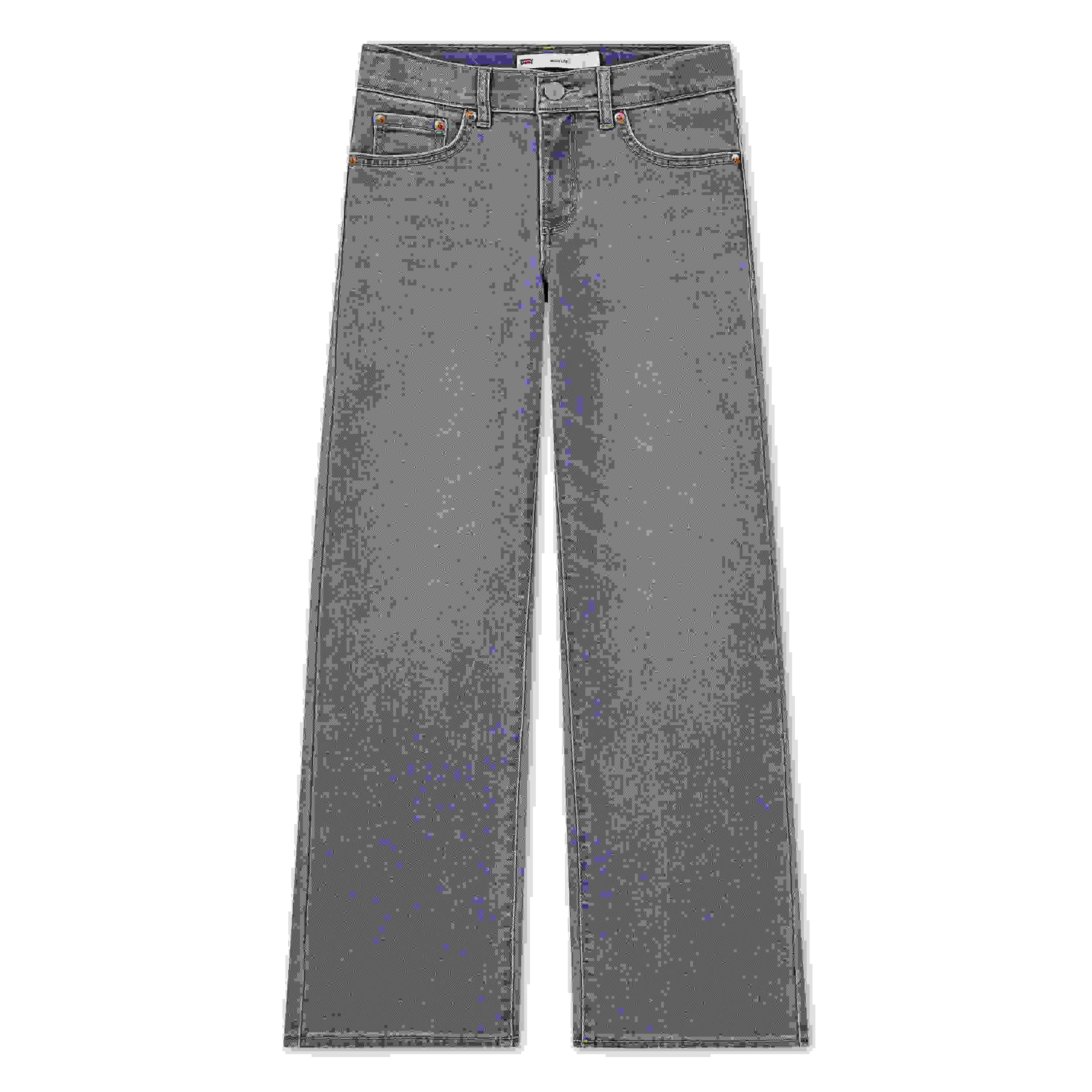 Levi's Wide Leg Med Wash Big Girls' Fun Blue Denim Jeans